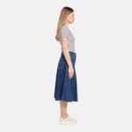 ⁦Levi's Womens Pleated Midi Skirt Skirt (pack of 1)⁩ - الصورة ⁦5⁩