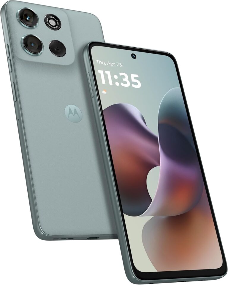 Motorola Moto G56 Smartphone, 256GB, 12GB RAM, Dual-SIM, Android 14 - Gray Mist, 1 Year Warranty