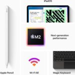 ⁦ابل ايباد برو 12.9 بوصة (2022-الجيل السادس)، USB، واي فاي، 256 جيجا، رمادي سبيس⁩ - الصورة ⁦6⁩