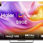 تلفزيون ذكي بشاشة QLED مقاس 65 بوصة بدقة 4K - مخصص للألعاب بمعدل تحديث 144 هرتز - يدعم تقنيتي دولبي فيجن اي كيو وآتموس - مزود بذاكرة رام 3 جيجابايت وذاكرة تخزين روم 32 جيجابايت - التحكم الصوتي بدون