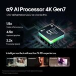⁦تلفزيون ذكي ال جي مقاس 65 بوصة او اي دي CS4 بدقة 4K وتقنية الذكاء الاصطناعي وتحكم عن بعد ماجيك دولبي فيجن ويب اس 24، OLED65CS4VA (2024)، أسود⁩ - الصورة ⁦5⁩