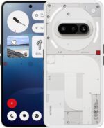 Nothing Phone (3a) 5G Smartphone, 6.77" 120Hz AMOLED Display, 50MP Triple Camera System, Snapdragon 7s Gen3 Processor, Bluetooth 5.4, IP64 Waterproof, 5000mAh,Dual Nano-SIM, Android 15, 12+256GB White