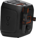 ⁦JBL Partybox Encore 2, Wireless Bluetooth Party Speaker with Wireless Mic, 15 Hours of Playtime, IPX4 Splashproof, Pro Sound with AI Sound Boost and Auracast Multi-Speaker Connection, Black⁩ - الصورة ⁦7⁩