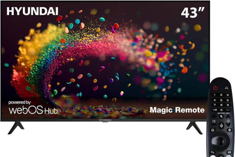 تلفزيون ال اي دي ذكي 43 بوصة FHD مع ريسيفر مدمج من هيونداي، أسود - L43HYNDA630
