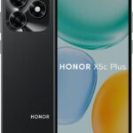 HONOR X5c Plus 4G Smartphone, 4GB RAM 128GB ROM, Dual SIM, 5130mAh Battery, 6.74" 90Hz Display, 50MP Camera, Midnight Black – Middle East Version