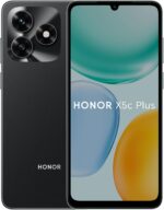 HONOR X5c Plus 4G Smartphone, 4GB RAM 128GB ROM, Dual SIM, 5130mAh Battery, 6.74" 90Hz Display, 50MP Camera, Midnight Black – Middle East Version