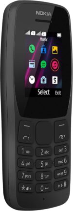 NOKIA 110 Feature Phone, Dual SIM, 4 MB RAM, Camera - Black - الصورة 2
