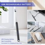 ⁦ولاعة غاز كهربائية من ولاعة بلازما قابلة لإعادة الشحن للمطبخ وموقد الغاز والشموع شحن USB ومقاومة للرياح وبدون لهب رقبة مرنة 360° من وورمفينيتي⁩ - الصورة ⁦6⁩