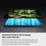 ⁦تلفزيون ذكي بتقنية QLED من فئة Neo QLED QN70F بدقة 4K بحجم 55 بوصة (موديل 2026) معالج NQ4 AI Gen2 تقنية Matrix Slim وMotion Xcelerator بتردد 144 هرتز مع ريموت كنترول يعمل بالخلايا الشمسية و USB Type-C⁩ - الصورة ⁦5⁩