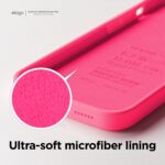 ⁦elago Liquid Silicone Case Compatible with iPhone 14 Pro Max Case (6.7"), Premium Silicone, Full Body Protection - 3 Layer Shockproof Phone Cover, Anti-Scratch Soft Microfiber Lining (Ice Red)⁩ - الصورة ⁦7⁩
