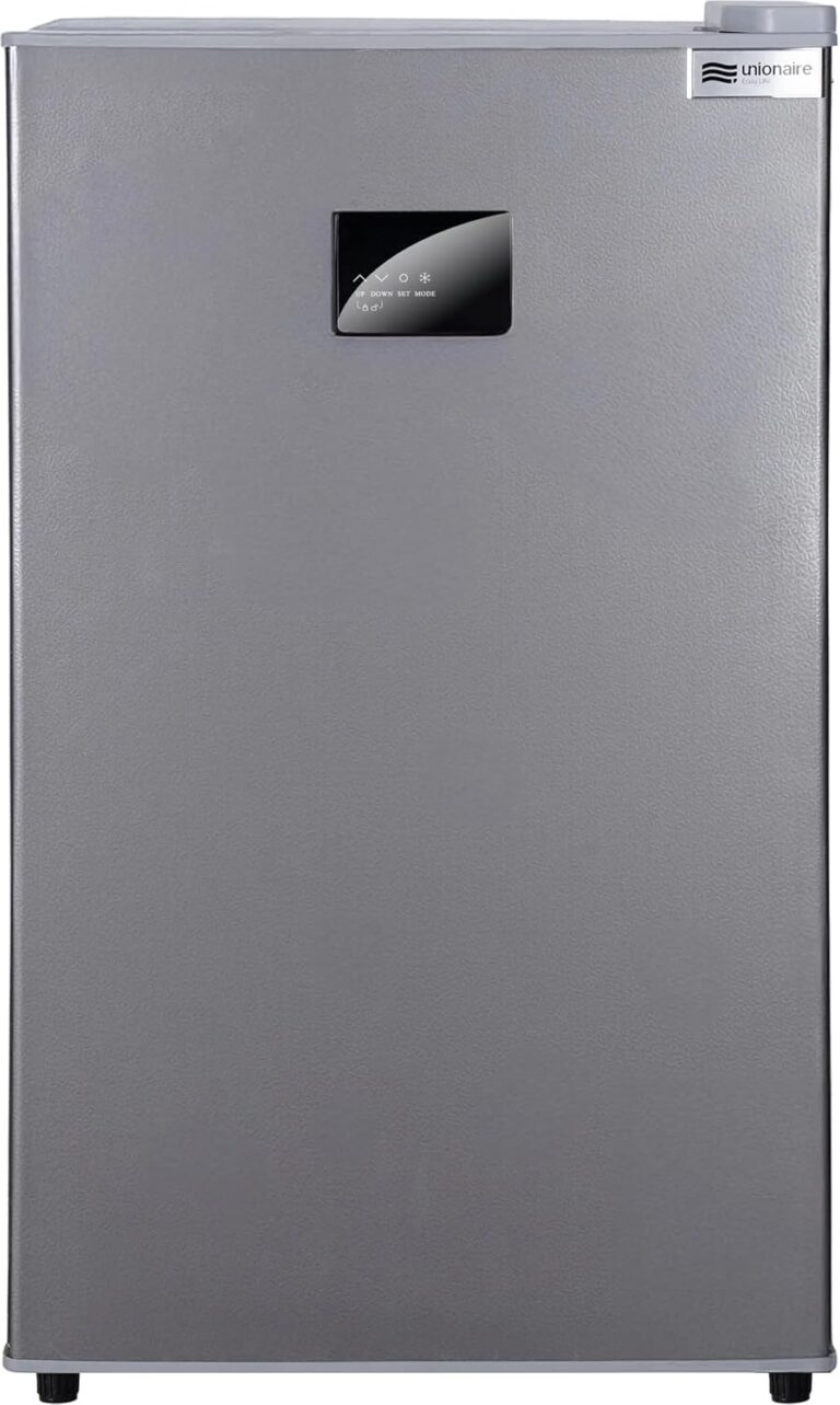 عnionaire Minibar Defrost Refrigerator, 90 Liter, Digital Screen, Silver, RS-090VVA-DH