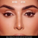 ⁦ماسكارا 1 كوت واو من هدى بيوتي! فيري فانتا لزيادة الكثافة والرفع - أسود اكستريم 10 مل⁩ - الصورة ⁦3⁩