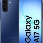 Samsung Galaxy A17 5G, Android Smartphone, 256GB Storage, 8GB RAM, Blue, 6x OS Upgrades, Large Display, 50MP OIS Camera