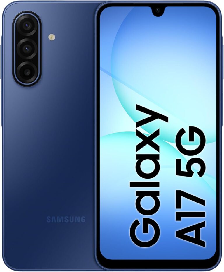 Samsung Galaxy A17 5G, Android Smartphone, 256GB Storage, 8GB RAM, Blue, 6x OS Upgrades, Large Display, 50MP OIS Camera