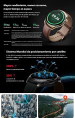 ⁦ساعة ميبرو لايت ٣ برو الذكية، شاشة AMOLED ١.٣٢ بوصة، مستشعر حركة ١٠ محاور، اتصال بلوتوث، نظام تحديد المواقع العالمي (GPS)، مقاومة للماء حتى عمق ٥ أمتار، مراقبة معدل ضربات القلب⁩ - الصورة ⁦6⁩
