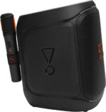 ⁦JBL Partybox Encore 2, Wireless Bluetooth Party Speaker with Wireless Mic, 15 Hours of Playtime, IPX4 Splashproof, Pro Sound with AI Sound Boost and Auracast Multi-Speaker Connection, Black⁩ - الصورة ⁦4⁩