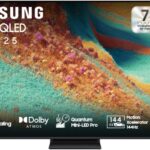 سامسونج تلفزيون سمارت نيو QLED بدقة 4K مقاس 85 بوصة QA85QN85FAUXEG (موديل 2025) – نيو كوانتوم HDR وصوت تتبع الاجسام