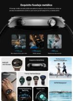 ⁦ساعة ميبرو لايت ٣ برو الذكية، شاشة AMOLED ١.٣٢ بوصة، مستشعر حركة ١٠ محاور، اتصال بلوتوث، نظام تحديد المواقع العالمي (GPS)، مقاومة للماء حتى عمق ٥ أمتار، مراقبة معدل ضربات القلب⁩ - الصورة ⁦7⁩