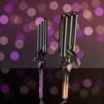 ⁦مكواة تجعيد الشعر الاحترافية 3 أسطوانات، طلاء سيراميك لؤلؤي، شاشة رقمية LCD، تحكم في درجة الحرارة 80-210 درجة مئوية، سلك دوار 360 درجة، تسخين سريع من في جي آر⁩ - الصورة ⁦5⁩