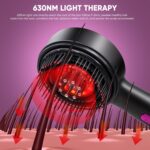 ⁦أداة توزيع زيت الشعر 2 في 1، أداة توزيع زيت فروة الرأس، فرشاة شعر لنمو الشعر، أداة توزيع زيت الشعر، أداة تدليك فروة الرأس، موزع زيت للشعر من ام بادك⁩ - الصورة ⁦3⁩