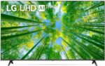 ⁦تلفزيون 4K UHD من سلسلة UQ7900 بتصميم شاشة سينما بتقنية المدى الديناميكي العالي HDR ونظام تشغيل ويب سمارت مع تقنية الذكاء الاصطناعي ثينك كيو- 60UQ79006LD (جديد) 60 بوصة من ال جي، أسود⁩ - الصورة ⁦2⁩