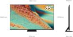 ⁦سامسونج تلفزيون سمارت نيو QLED بدقة 4K مقاس 85 بوصة QA85QN85FAUXEG (موديل 2025) – نيو كوانتوم HDR وصوت تتبع الاجسام⁩ - الصورة ⁦3⁩