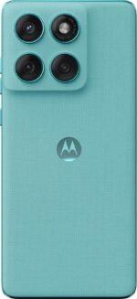 ⁦Motorola Edge 60 Fusion Smartphone (6.67" Super HD Display, 50MP Camera with Moto AI 12/256GB, Android 15) Pantone Amazonite (Blue)⁩ - الصورة ⁦3⁩