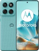 Motorola Edge 60 Fusion Smartphone (6.67" Super HD Display, 50MP Camera with Moto AI 12/256GB, Android 15) Pantone Amazonite (Blue)