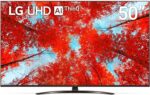 LG UHD 4K TV 50 Inch UQ9100 Series, Cinema Screen Design 4K Active HDR WebOS Smart AI ThinQ 1 Year Warranty, BLACK, 50UQ91006LC-AMAG