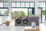 ⁦غسالة فيفاس مع مجفف بتقنية الذكاء الاصطناعي دي دي 8/5 كجم من ال جي، لون فضي - F4R5TGG2T⁩ - الصورة ⁦4⁩