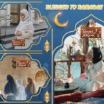 ⁦زينة رمضان من كويكاي، لافتة خشبية معلقة لشهر رمضان، لافتة رمضان كريم، ديكور إسلامي، لافتة خشبية معلقة خشبية لتزيين الحفلات الإسلامية⁩ - الصورة ⁦5⁩