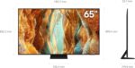 ⁦سامسونج تلفزيون سمارت نيو QLED بدقة 4K مقاس 65 بوصة QA65QN70FAUXEG (إصدار2025) – موشن اكسيليراتور تربو بلس ودولبي اتموس⁩ - الصورة ⁦3⁩