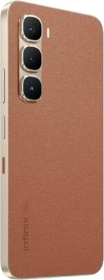⁦Infinix HOT 60 5G+ Smartphone – 6.7″ HD+ 120 Hz IPS Display • 6+6GB RAM + 128GB Storage • MediaTek Dimensity 7060 • 50MP Camera • 5 200mAh, 18W Battery • Caramel Glow • With Charger⁩ - الصورة ⁦2⁩