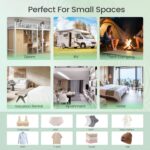 ⁦Portable Washing Machine - 16L Mini Foldable Washer with Spin Basket, 3 Cleaning Modes & Deep Cleaning for Small Clothes, Collapsible Laundry for Apartment, Home, Hotel and Travel (Pink)⁩ - الصورة ⁦8⁩
