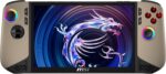 ⁦MSI لابتوب العاب كلو 8 AI+، شاشة 8 انش FHD+ 120Hz ومعالج انتل كور الترا 7 258 فولت وذاكرة RAM 32GB وSSD 1TB وبطاقة عرض مرئي انتل ارك وويندوز 11 هوم، اسود/ساندستورم، A2VM-015⁩ - الصورة ⁦2⁩