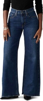 Levi's Womens Women's 728 High-Rise Wide-Leg Jeans Jeans (pack of 1)