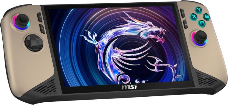MSI لابتوب العاب كلو 8 AI+، شاشة 8 انش FHD+ 120Hz ومعالج انتل كور الترا 7 258 فولت وذاكرة RAM 32GB وSSD 1TB وبطاقة عرض مرئي انتل ارك وويندوز 11 هوم، اسود/ساندستورم، A2VM-015