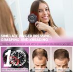 ⁦أداة توزيع زيت الشعر 2 في 1، أداة توزيع زيت فروة الرأس، فرشاة شعر لنمو الشعر، أداة توزيع زيت الشعر، أداة تدليك فروة الرأس، موزع زيت للشعر من ام بادك⁩ - الصورة ⁦5⁩