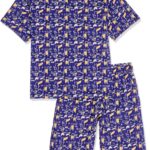 jil Boys Boys SS PJ WITH SHORT Blue dephs Dino Plaids Set