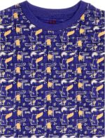 ⁦jil Boys Boys SS PJ WITH SHORT Blue dephs Dino Plaids Set⁩ - الصورة ⁦3⁩