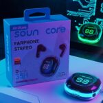 ⁦سماعة أذن لاسلكية بلوتوث Air39 Pro or Air31 Pro ، علبة شحن شفافة مضيئة، شاشة رقمية LED ملونة، تقنية V5.3، أسود أو أبيض ، متعدد الألوان⁩ - الصورة ⁦6⁩