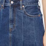 ⁦Levi's Womens Pleated Midi Skirt Skirt (pack of 1)⁩ - الصورة ⁦3⁩