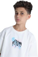 ⁦تيشرت مطبوع بأكمام قصيرة للأولاد الصغار (عبوة من 1)⁩ - الصورة ⁦2⁩