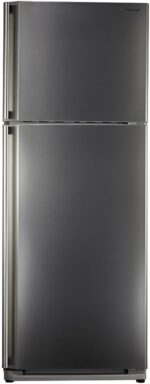 ⁦مجموعة أدوات منزلية من العربي (Sharp SJ-48C(ST)، ثلاجة ببابين بخاصية إذابة الثلج (نو فروست) من الستانلس ستيل - 340 لتر وغسالة هوفر اوتوماتيك بالكامل 7 كيلوجرام، لون فضي H3WS173DC3R-ELA)⁩ - الصورة ⁦2⁩