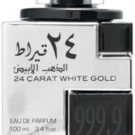 عطر 24 كارات وايت جولد من لطافة للرجال والنساء – او دي بارفان، 100 مل