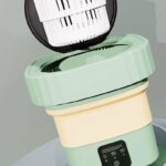⁦غسالة ملابس كهربائية صغيرة محمولة لتنظيف الملابس الرقيقة بذكاء وتصميم موفر للمساحة ar⁩ - الصورة ⁦5⁩