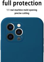 Topme Cover for iPhone 12 Pro Max (6.7" Inch) Case, Silicone TPU Skin Protection Case - Sapphire Blue - الصورة 2