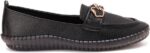 ⁦grinta womens GOW613-Black Loafer⁩ - الصورة ⁦2⁩