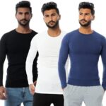 طقم باكمام كاملة للرجال - 3 قطع, متعدد الألوان, XL، من مسيري