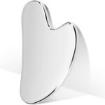 Stainless Steel Gua Sha - Metal Gua Sha, Gua Sha Facial Tools Stainless Steel, Face Body Treatment, Reduce Puffiness, Lymphatic Drainage, Facial Tension